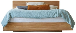 Tikamoon Massivholzbett Flat Bett aus massivem Teakholz 160x200 cm
