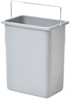 Hailo 8,5 L Inneneimer 1068409 signalgrau Abfallbehälter Mülleimer Abfallsammler