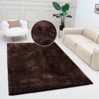 Bruno Banani Teppich Dana Teppich, besonders weich und kuschelig, Kundenliebling, rechteckig, Höhe: 30 mm, uni, Mikrofaser Teppiche, Wohnzimmer, Schlafzimmer, Esszimmer