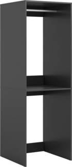 welltime Waschmaschinenumbauschrank FALAS, TOPSELLER, Höhe 195 cm, 1 Ablageboden, 1 Kleiderstange (1-St, in verschiedenen Farben erhältlich, für Waschmaschine & Trockner) Waschmaschine, Trockner, Waschmaschinenschrank, Umbauschrank, Wäsche