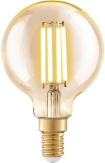 Eglo 110061 LED Filament Leuchtmittel E14 L:9. 5cm Ø:6cm 2200K amber