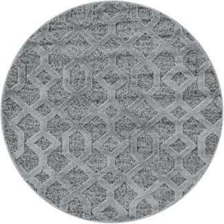 Ayyildiz Teppiche Teppich PISA 4702, rund, Höhe: 20 mm, auch in rechteckig, Hoch Tief Struktur, Wohnzimmer, Schlafzimmer