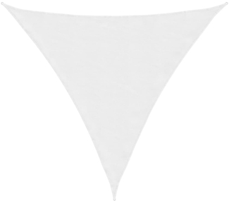 vidaXL Sonnensegel Oxford-Gewebe Dreieckig 4,5x4,5x4,5 m Weiß 135288