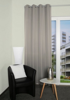 Home Basics Vorhang ATLANTIK, Ösen (1 St), blickdicht, Ösenschal Uni ATLANTIK