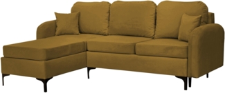 Ecksofa Vadrin L, Seite: Links, Farbe: Manila 33