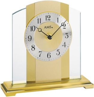 AMS Tischuhr T1119 Wohnzimmer, Esszimmer,Made in Germany