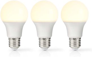 LED-Lampe E27 | A60 | 4.9 W | 470 lm | 2700 K | Warmweiss | Retro Style | Matte lampe | 3 Stück
