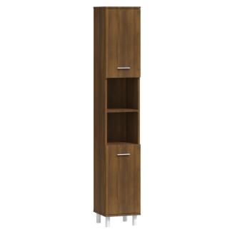 vidaXL Badschrank Braun Eichen-Optik 30x30x179 cm Holzwerkstoff