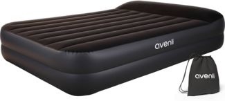 Avenli selbstaufblasende Luftmatratze / Luftbett 203 x 152 x 46 cm mit eingebauter Pumpe