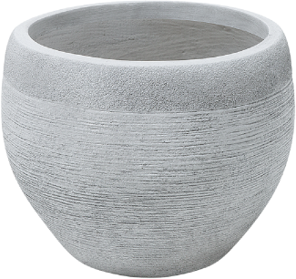 Blumentopf weiß rund 38 x 38 x 30 cm ZAKROS