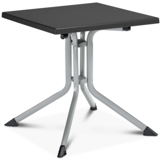KETTLER Alu Klapptisch Gartentisch 80x80cm Kettalux silber / anthrazit