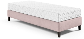 Best for Home Boxspringbett Hotelbett, Gästebett, Rahmenbett, Einzelbett, Bettgestell, Massivholz (Seniorebett, Matratze, Jugendbett, Kinderbett, 70x200 80x200 90x200 100x200 cm), Komfortbett, Boxspringgestell, flexible Liefermöglichkeiten