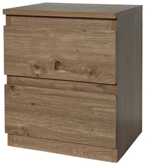 HTI-Living Nachtkommode Nachtkommode 2 grifflose Schubladen (Stück, 1 St, 1 Nachtkommode), Nachtschrank Nachttisch