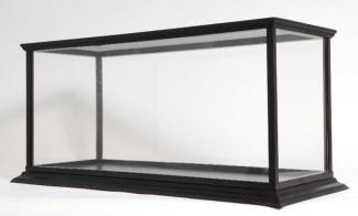 Casa Padrino Luxus Modelboot Vitrine 100,3 x 40,6 x H. 45,7 cm - Modellbau Vitrine - Modellbau Deko Accessoires