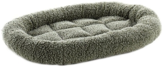 Flamingo Tierkissen Kissen Sherpa oval braun