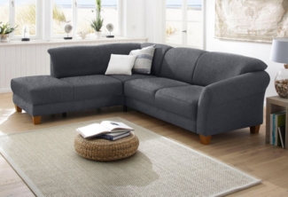 Home affaire Ecksofa Gotland L-Form, wahlweise mit Sitztiefenverstellung + Bettkasten