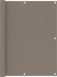 vidaXL Balkon-Sichtschutz Taupe 120x600 cm Oxford-Gewebe 134995