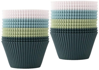 zggzerg Silikonform Cupcake-Formen, Backformen aus Silikon Muffinform Silikonformen, (24-tlg), Antihaftwirkung