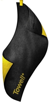 Stryve Sporthandtuch STRYVE Towell +, Sporthandtuch, Black and Yellow Edition,Schwarz Gelb, Baumwolle