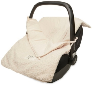 Jollein Fußsack, für Babyschale, Polyester Boucle Naturel, 42x82 cm