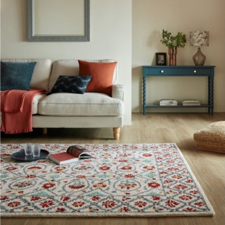 FLAIR RUGS Wollteppich Iris Traditional, rechteckig, Höhe: 5 mm, Traditioneller Iris-Wollteppich