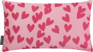 MAGMA Dekokissen SWEETY lustige Katze Herzen - ca. 30 x 50 cm