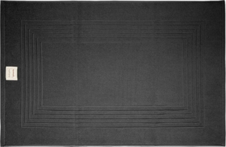 Dyckhoff Badematte NATURE, 50x80 cm, Anthrazit, Baumwolle, Baumwolle, rechteckig