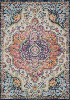 Livabliss Teppich RABAT, rechteckig, Höhe: 8 mm, Vintage Orientteppich, Kurzflor Boho Wohnzimmerteppich, Läufer
