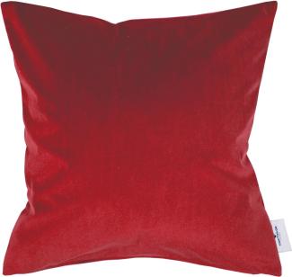 TOM TAILOR HOME Dekokissen French Velvet, aus weichem Micro-Velvet, Kissenhülle ohne Füllung, 1 Stück