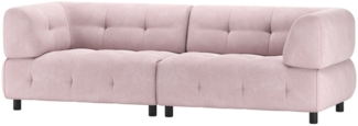 Sofa Louis mit Flachgewebe, Mauve