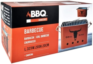 ProGarden Grill Rechteckig Matt Orange 445900