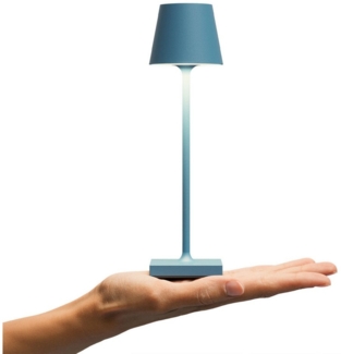SIGOR LED Tischleuchte Akku-Tischleuchte, Dimmbar, LED fest integriert, 2.700 K / 2.200 K