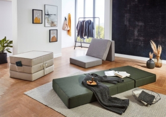 ATLANTIC home collection Sessel Larry, Sessel als Faltmatratze mit Gästebettfunktion