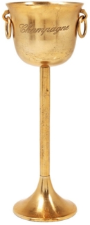 riess-ambiente Sektkühler CHAMPAGNE 80cm antik gold, Küche · Metall · für Flaschen (Wein & Champagner)