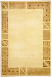 Morgenland Gabbeh Teppich - Loribaft Indus - 183 x 119 cm - beige