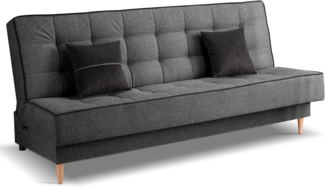 Schlafsofa (B/H/T: 199x91x91 cm) in Grau