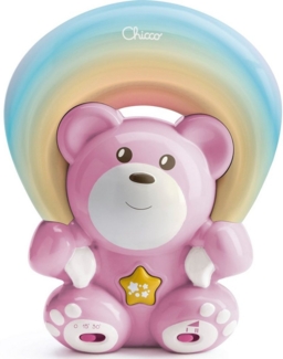 Chicco Regenbogenprojektor Bär (3 Farben) Rosa