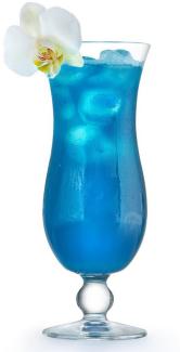 van Well Cocktailglas Blue Hawaii, Glas, 440 ml, im Geschenkkarton, 4-teilig