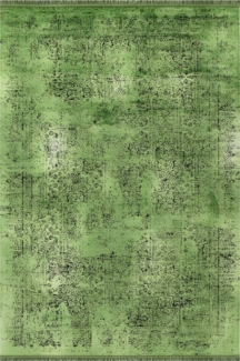 Kurzflor Teppich Emilia rechteckig - 160x230 cm - Grün