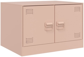 vidaXL Couchtisch Rosa 67x50x44 cm Stahl 841728