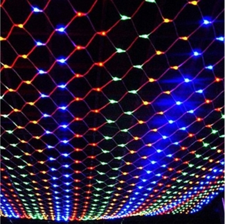 MUPOO Lichterkette LED-Lichtnetz 96/144/200/320/880LEDs LED-Lichterkette 8Modi 220V, LED-Lichtervorhang 1.5X1.5/2X2/3X2/6x4M LED-Netzlicht Wasser