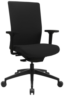 Drehstuhl Office Chair / Sitness Airwork, Kunststoff, Polyester, Schwarz