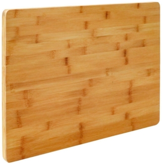 2cm dickes XL Schneidebrett 50x35cm Bambus Holz Schneidbrett Holzbrett Küche
