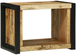 vidaXL Wandwürfel mit Regal Braun 55 x 35 x 40 cm Massivholz Mango 4016008