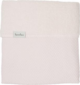 Koeka 'Stockholm' Kinderdecke Old baby pink 100x150 cm