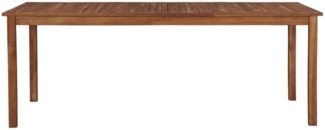 vidaXL Gartentisch 200x100x74 cm Massivholz Akazie 44106