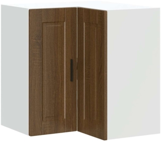 vidaXL Küchen-Eckhängeschrank Porto Braun Eichen-Optik Holzwerkstoff 854104