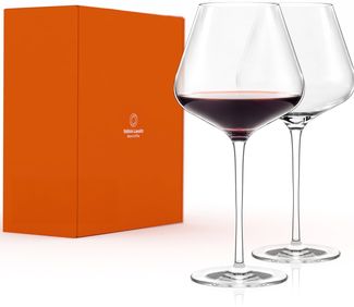 Stölzle Lausitz Burgundergläser Quatrophil 2er-Set 710ml – Elegante Rotweingläser ideal für Burgunder – Burgunderkelch aus Kristallglas für optimale Aromaentfaltung – Spülmaschinen- & Stoßfest