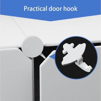 GarveeMore Kleiderschrank Schuhregal Mit Platz zum Aufhängen DIY Kombischrank,modularer Kombischrank