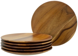 CreaTable Geschirr-Set Nature Collection - Serie Akazienholz, Qualitätsproduktion aus Akazienholz